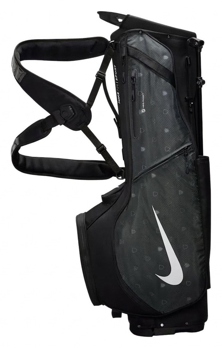 Nike Air Sport 2 stand bag, nero/iron grey/bianco