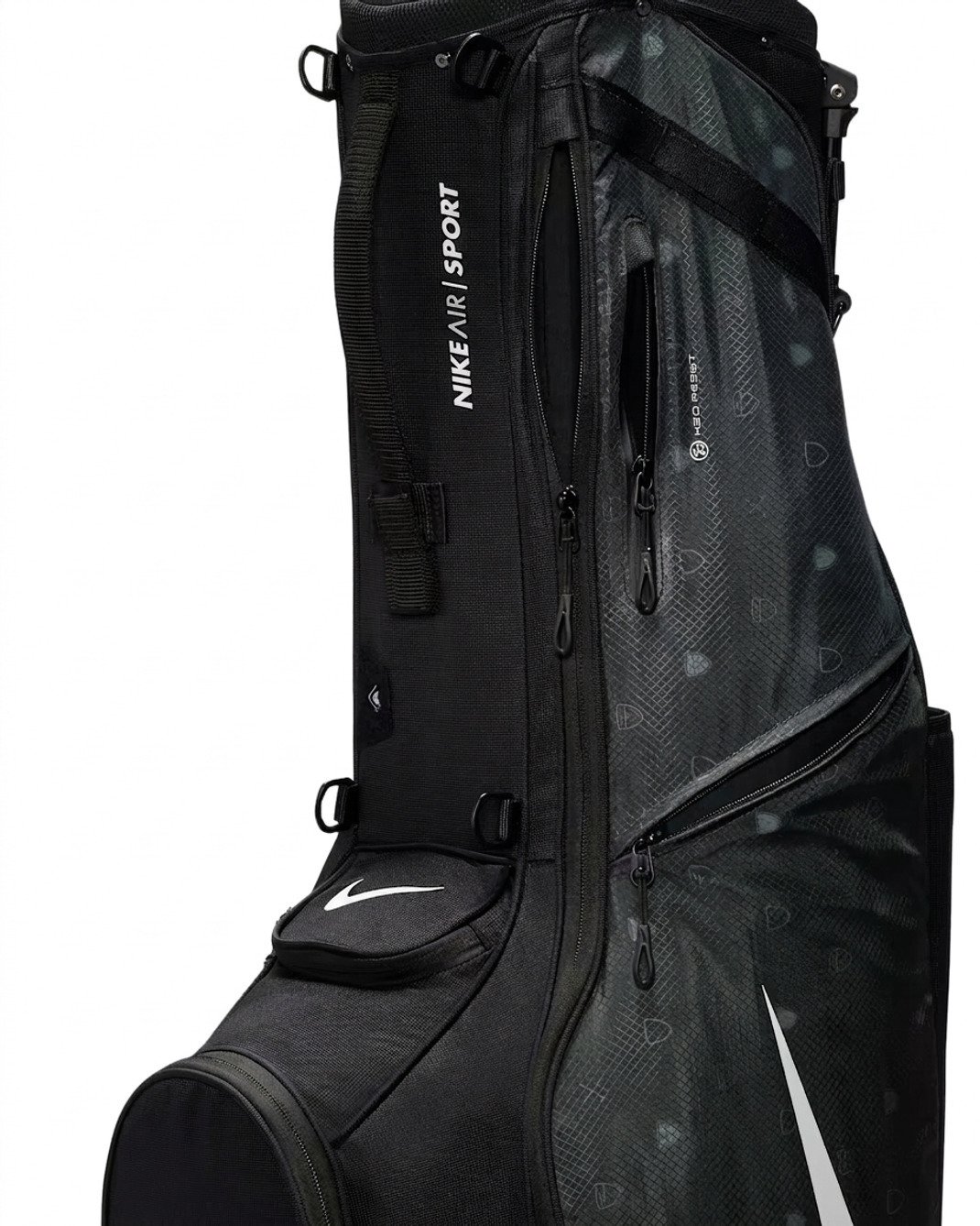 Nike Air Sport 2 stand bag, nero/iron grey/bianco