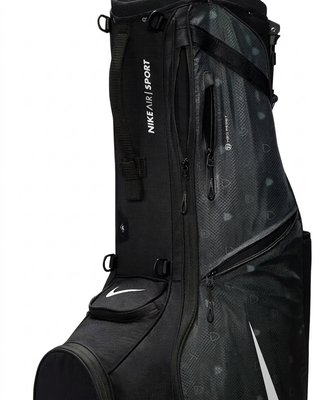 Nike Air Sport 2 stand bag, nero/iron grey/bianco