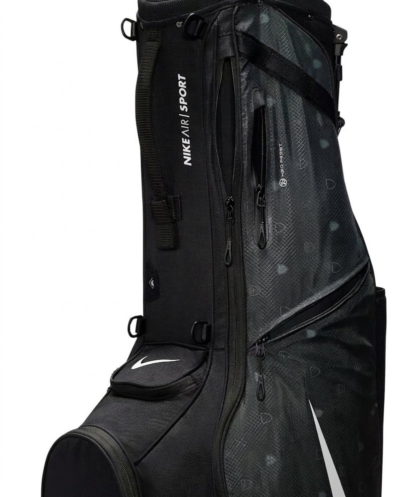 Nike Air Sport 2 stand bag, nero/iron grey/bianco