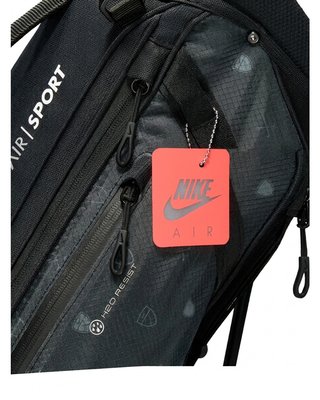 Nike Air Sport 2 stand bag, nero/iron grey/bianco