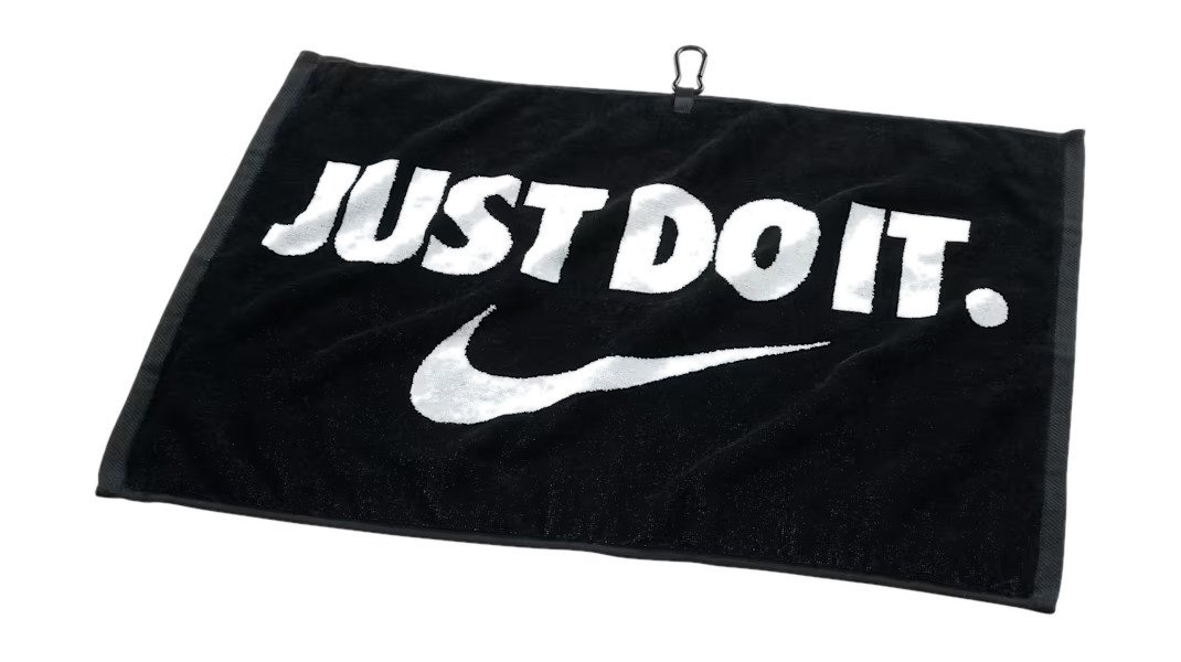 Nike Performance asciugamano da golf, nero/bianco