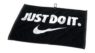 Nike Performance asciugamano da golf, nero/bianco