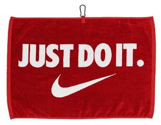 Nike Performance asciugamano da golf, rosso/bianco