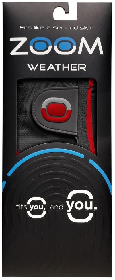 Zoom Weather guanto da golf donna, rosso (confezione aperta)
