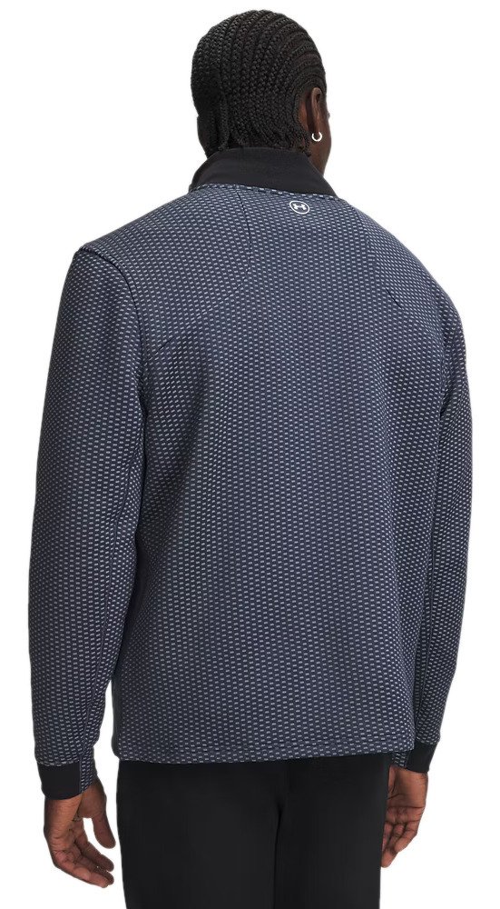Under Armour Drive Pro Hybrid FZ felpa da uomo, downpour grey/bianco