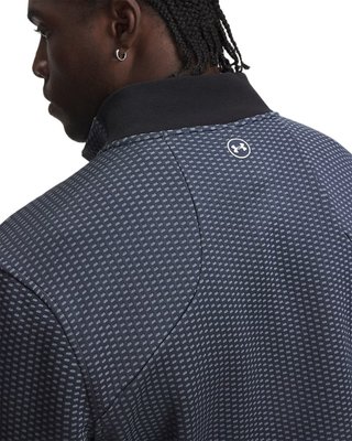 Under Armour Drive Pro Hybrid FZ felpa da uomo, downpour grey/bianco