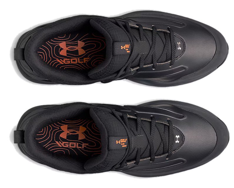 Under Armour Drive Winterized scarpe da golf da uomo, anthracite/clay green/metallic gun metal