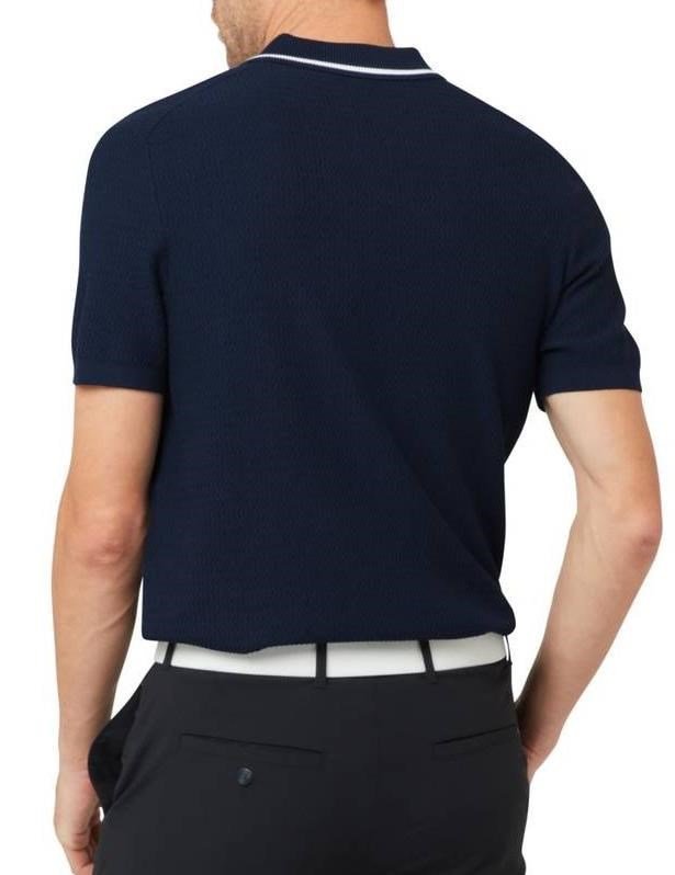 Callaway Textured sweater polo da uomo, peacoat