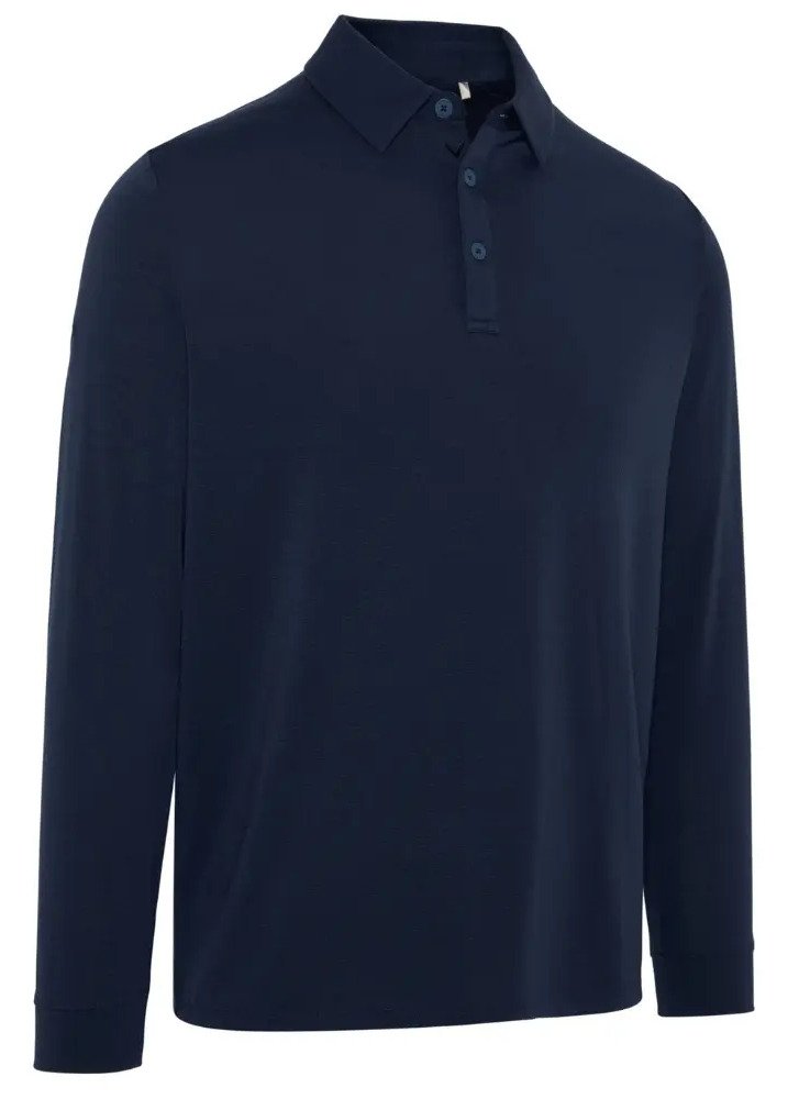 Callaway Soft Touch Long Sleeve polo da uomo, peacoat