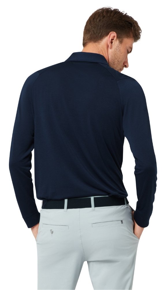 Callaway Soft Touch Long Sleeve polo da uomo, peacoat