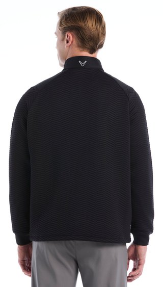 Callaway Chev Jacquard pullover da uomo, caviar