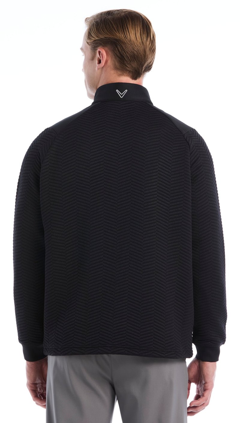 Callaway Chev Jacquard pullover da uomo, caviar