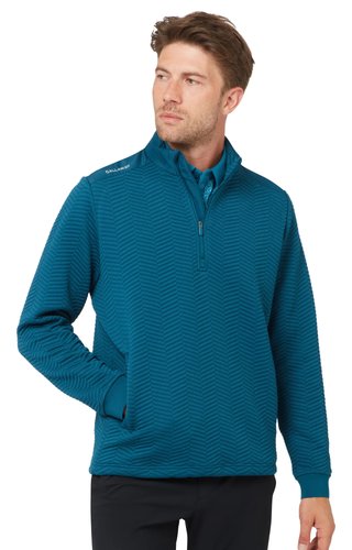Callaway Chev Jacquard pullover da uomo, blue coral