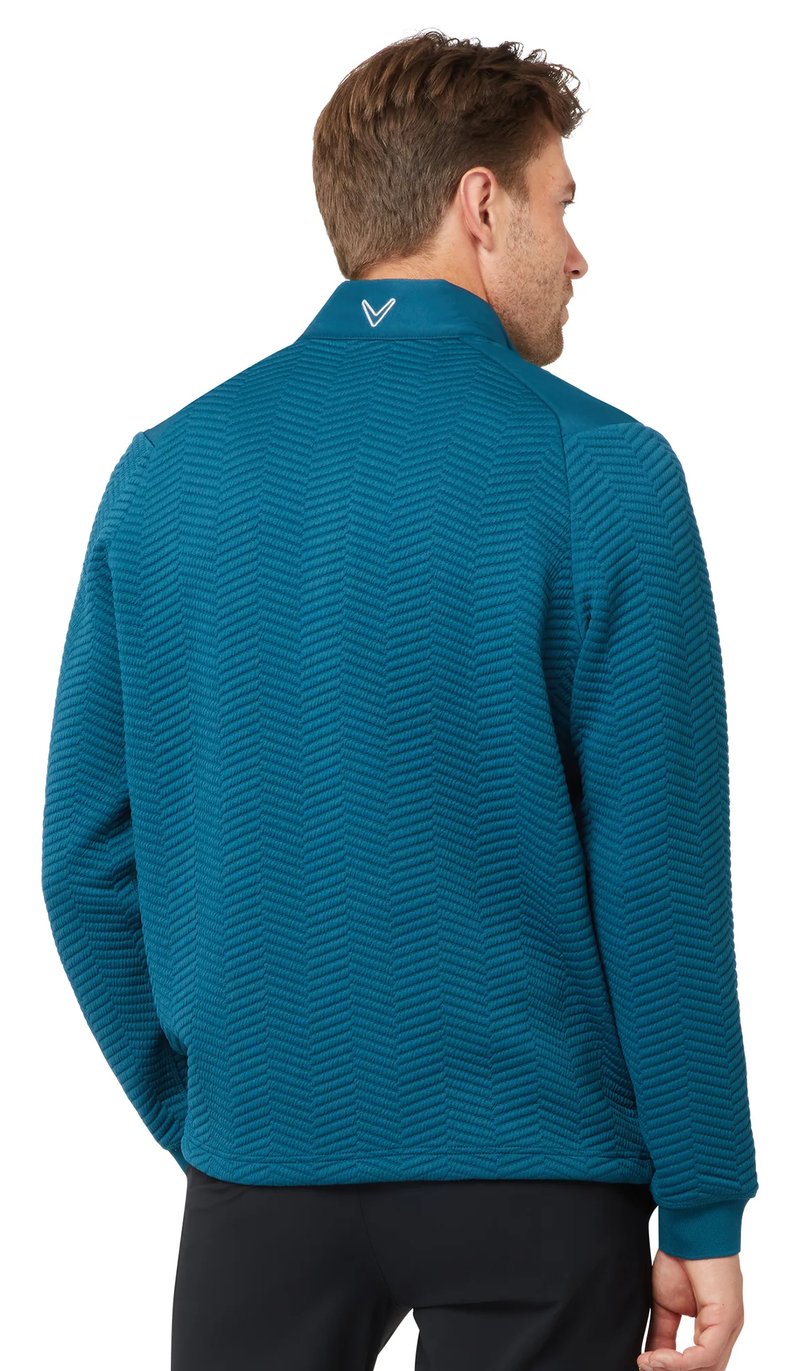 Callaway Chev Jacquard pullover da uomo, blue coral