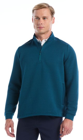 Callaway Chev Jacquard pullover da uomo, blue coral