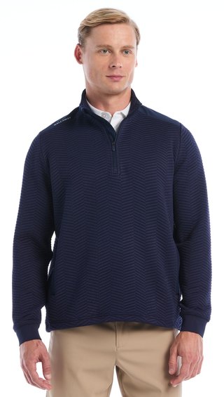 Callaway Chev Jacquard pullover da uomo, peacoat