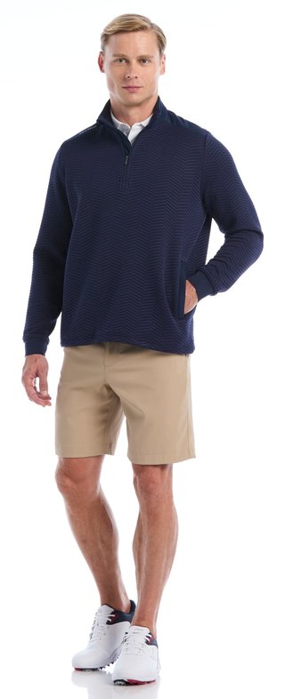 Callaway Chev Jacquard pullover da uomo, peacoat