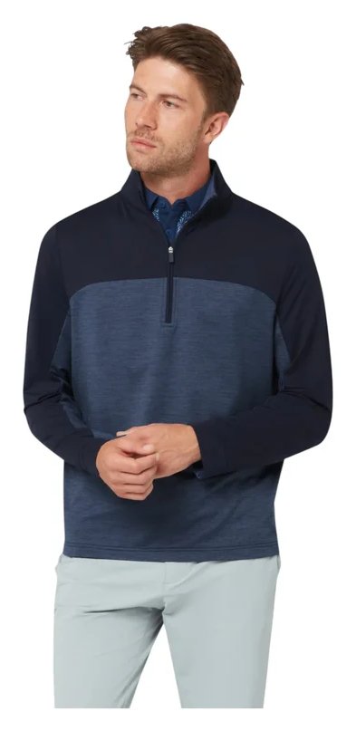 Callaway Lightweight Lux Touch pullover da uomo, peacoat