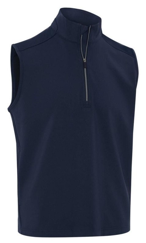 Callaway Lightweight 1/4-Zip gilet da uomo, peacoat