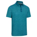 Callaway Confetti Tee Print polo da uomo, blue coral