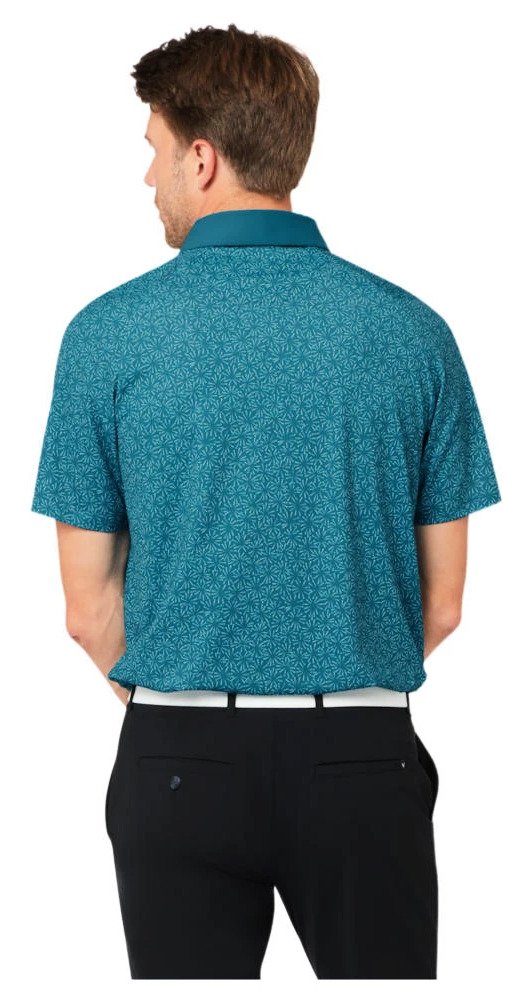 Callaway Confetti Tee Print polo da uomo, blue coral