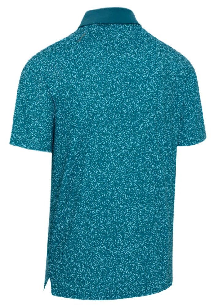 Callaway Confetti Tee Print polo da uomo, blue coral