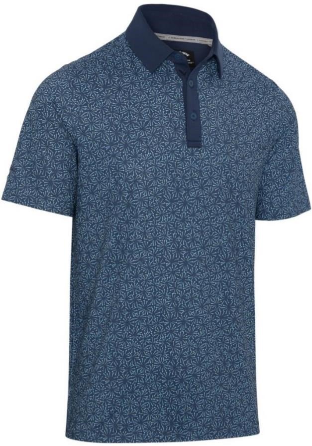Callaway Confetti Tee Print polo da uomo, peacoat