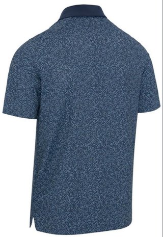 Callaway Confetti Tee Print polo da uomo, peacoat