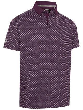 Callaway Fly Birdie polo da uomo, italian plum
