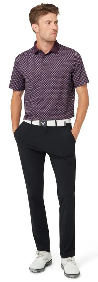 Callaway Fly Birdie polo da uomo, italian plum
