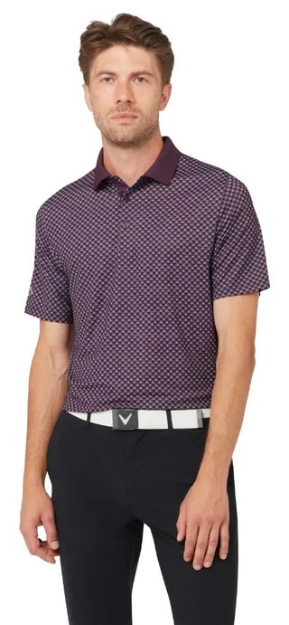 Callaway Fly Birdie polo da uomo, italian plum