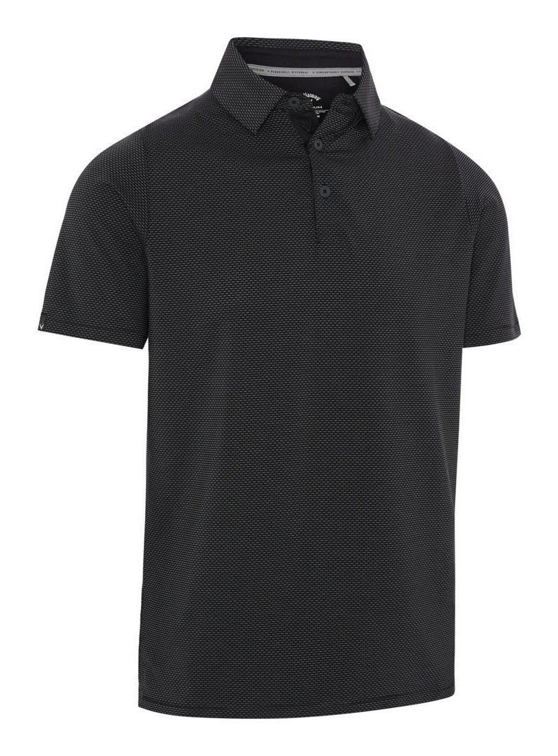 Callaway Emea Two-Tone Geo polo da uomo, caviar