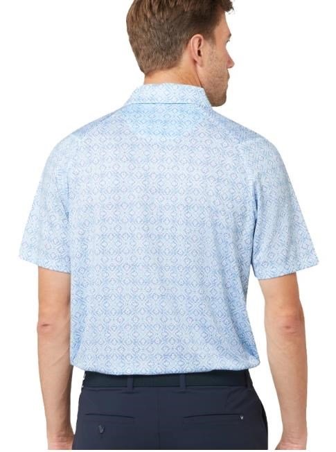 Callaway Printed Fractal Chev polo da uomo, bianco