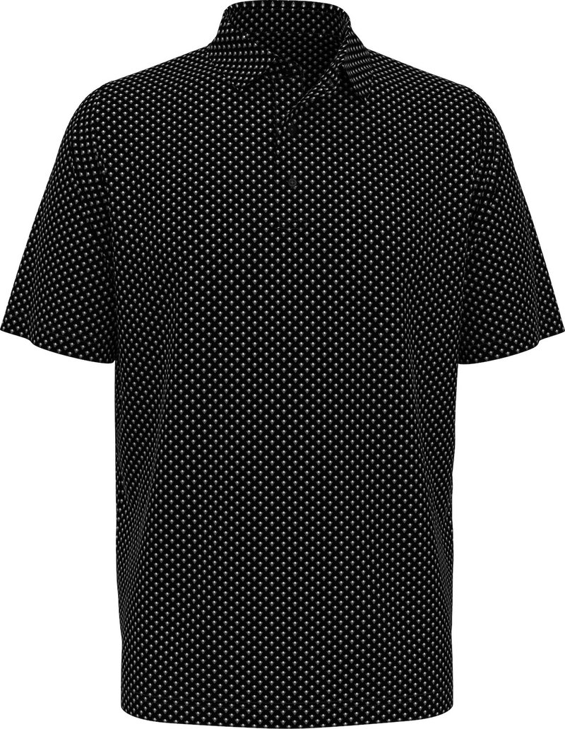 Callaway Trademark Golf Printed polo da uomo, caviar