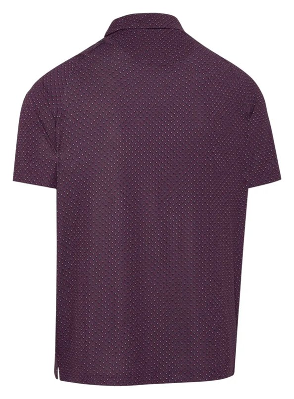 Callaway Trademark Golf Printed polo da uomo, italian plum