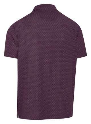 Callaway Trademark Golf Printed polo da uomo, italian plum