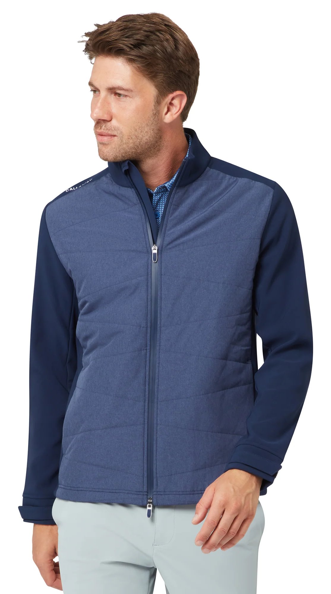 Callaway Primaloft Thermal Full Zip giacca da uomo, peacoat