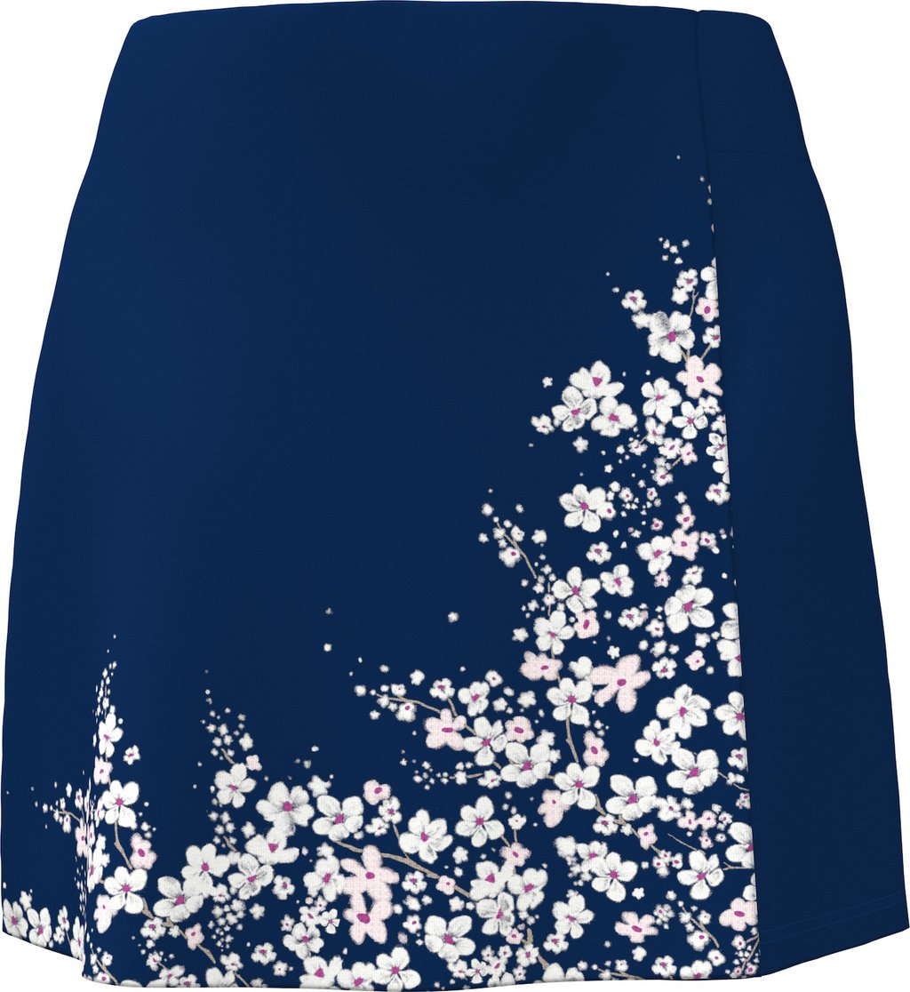 Callaway 17" Floral Printed Wrap skort da donna, blue depths