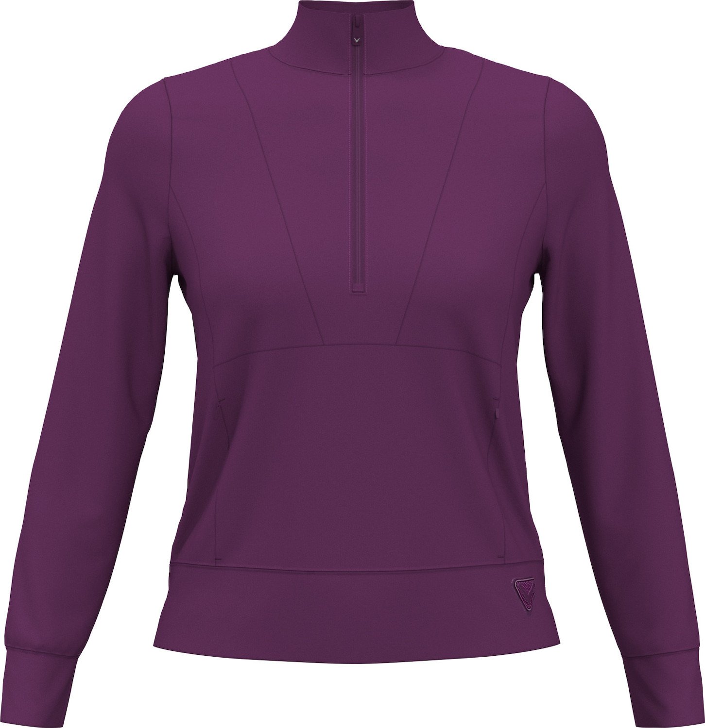 Callaway 1/2 Zip Soft Touch felpa da donna, gloxinia