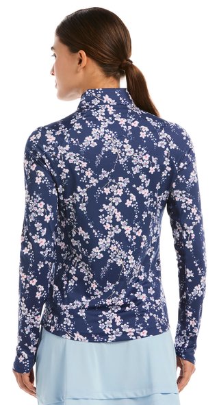 Callaway Snowy Floral felpa da donna, blue depths