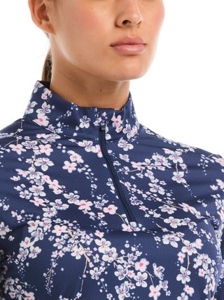 Callaway Snowy Floral felpa da donna, blue depths