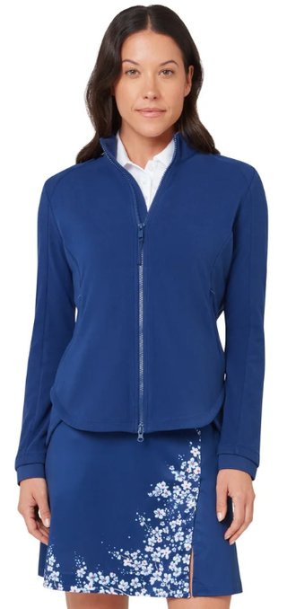 Callaway Lightweight Full Zip felpa da donna, blue depths