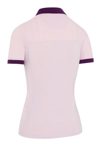 Callaway Colourblock Rib polo da donna, cherry blossom