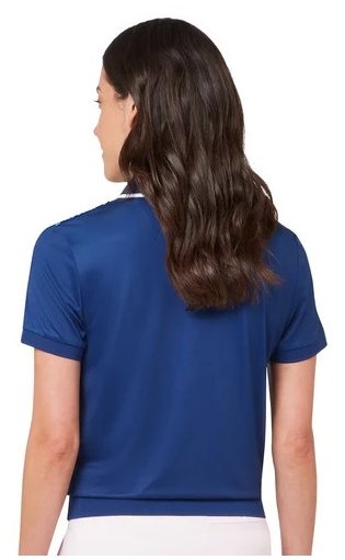 Callaway Floral Blossom polo da donna, blue depths
