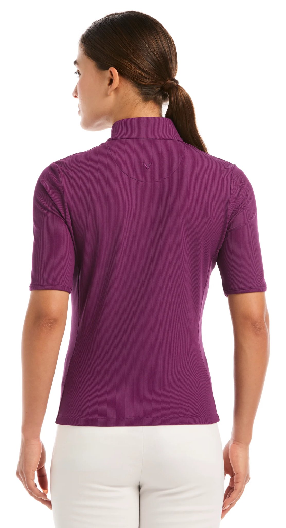 Callaway Rib Play polo da donna, gloxinia