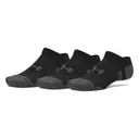 Under Armour Performance Tech No Show calzini da uomo, 3pack, nero