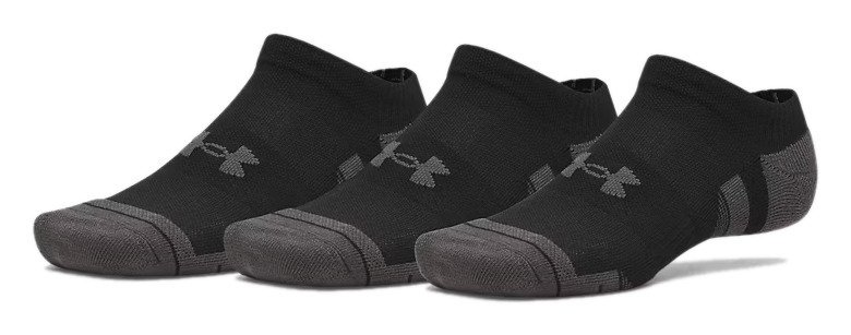 Under Armour Performance Tech No Show calzini da uomo, 3pack, nero