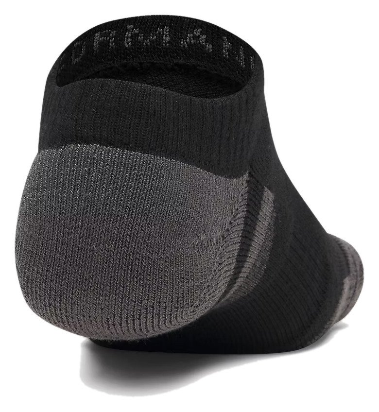 Under Armour Performance Tech No Show calzini da uomo, 3pack, nero