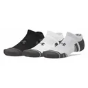 Under Armour Performance Tech No Show calzini unisex, 3pack, mod gray/white/jet gray